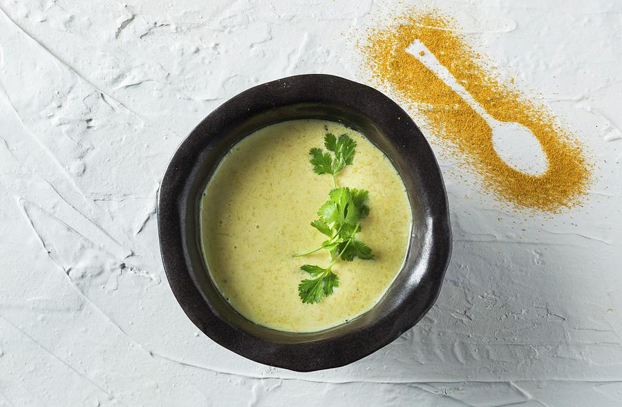 Mango And Ginger Soup With Curry Photograph by Great Stock!
