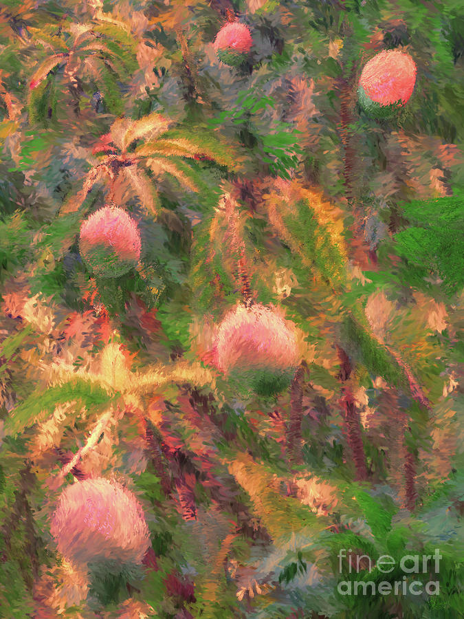 Mango Tree Impression Digital Art by Jeff Breiman