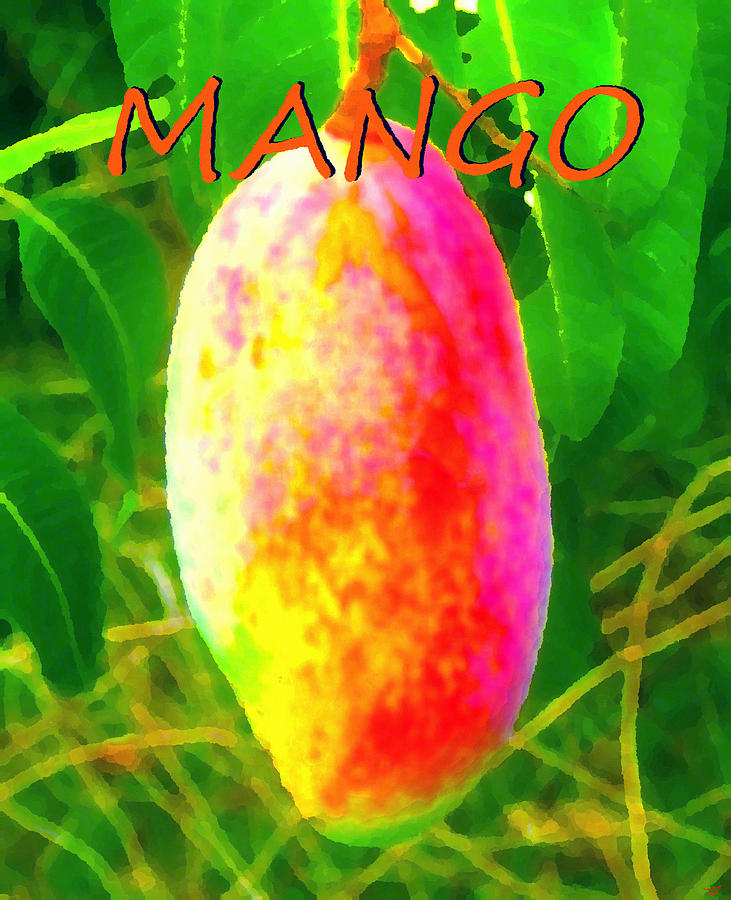Mango work one Painting by David Lee Thompson