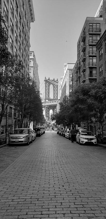 Manhattan Bridge B W 07 Photograph by Rob Hans