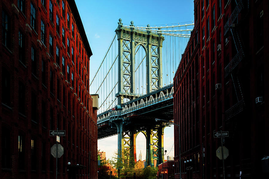 Manhattan Bridge, Brooklyn, Nyc Digital Art by Pietro Canali