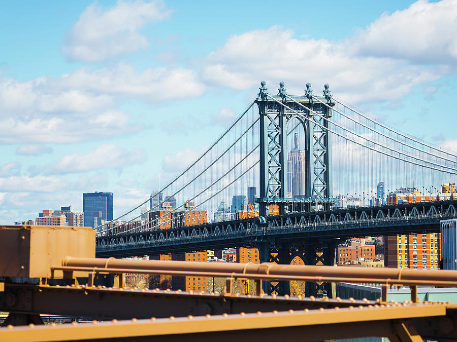 Manhattan Bridge Photograph by Deimagine