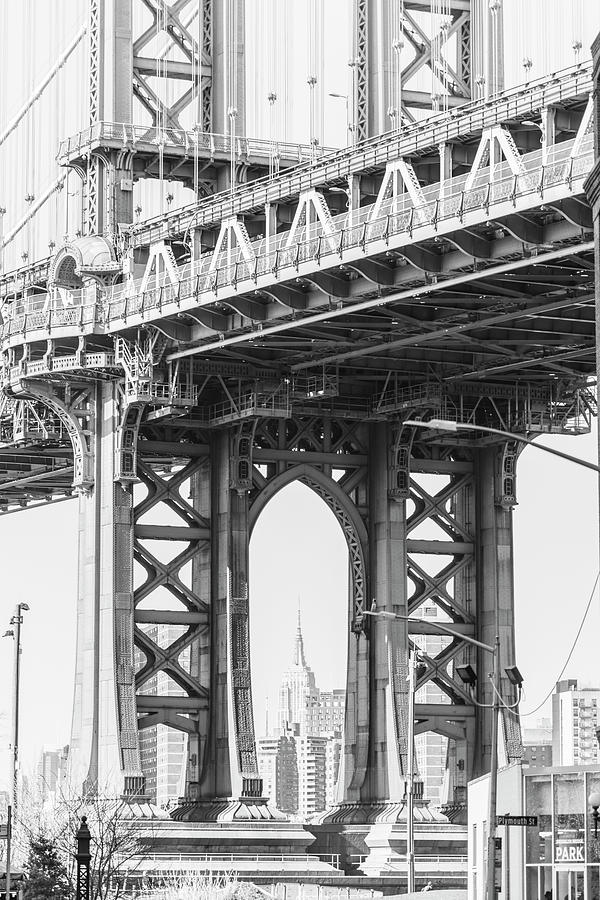 New York City Photograph - Manhattan Bridge Framed by Rick Law