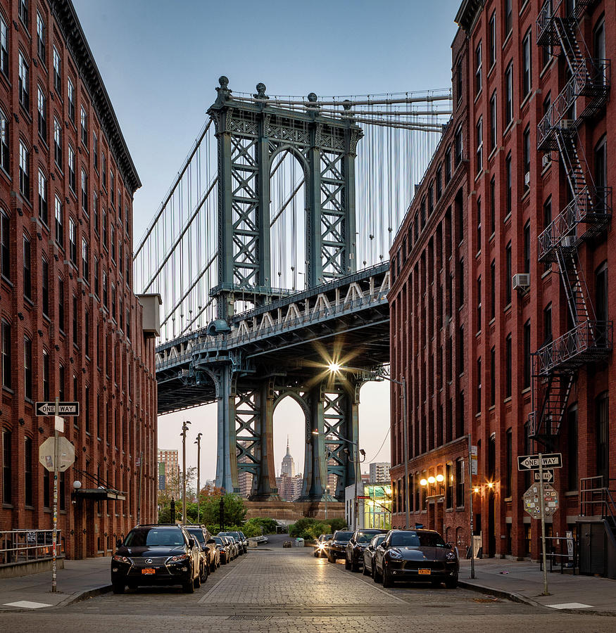 Manhattan Bridge from Dumbo Photograph by Jerry Fornarotto