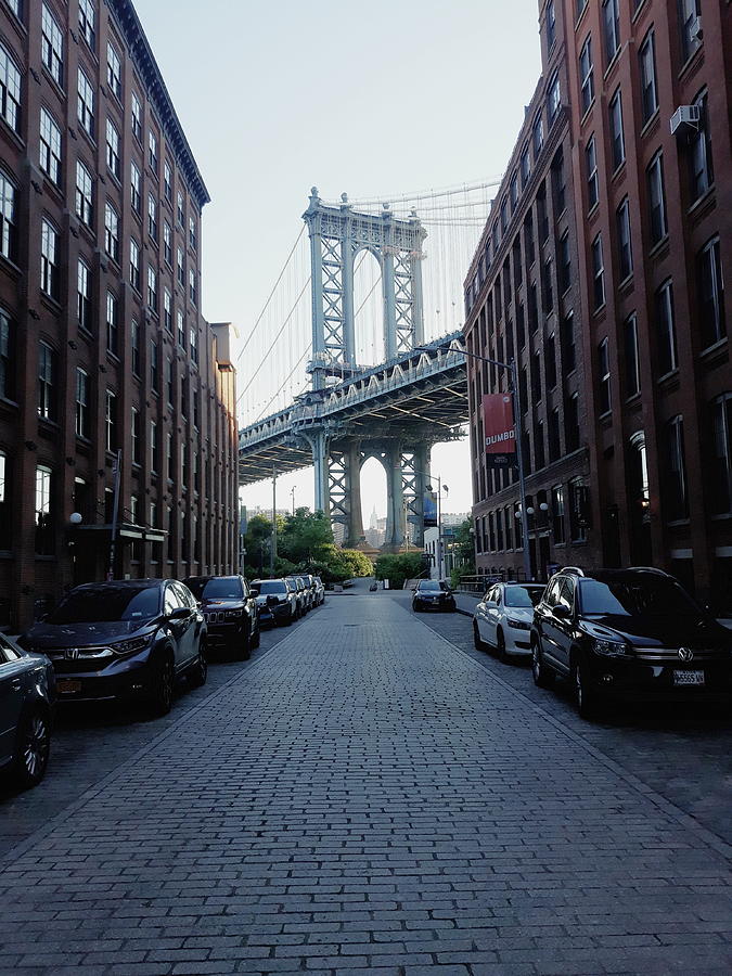 Manhattan Bridge in Washington street Photograph by Christus Del ...