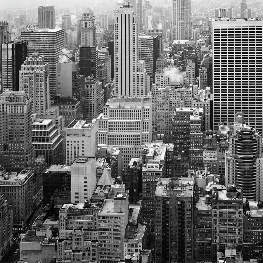 Manhattan Buildings Overlook, New York Photograph by Oleg Moiseyenko