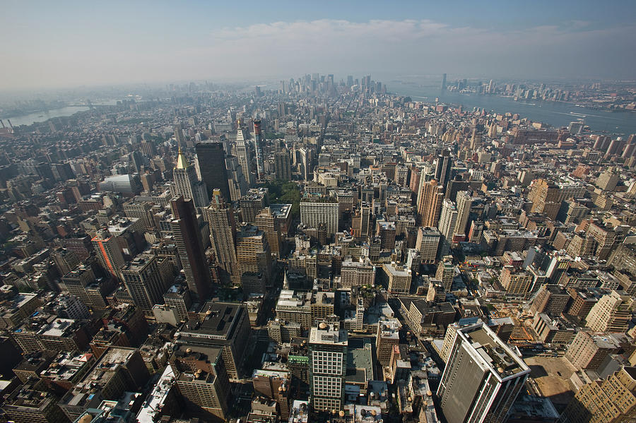 Manhattan From The Empire State Building by Martin Child