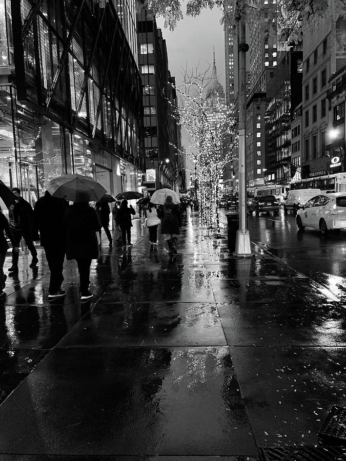 Manhattan In The Rain Photograph by Alice Sundbom - Fine Art America