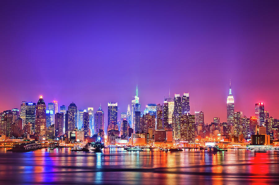 Manhattan Lights Photograph by Matthias Haker Photography