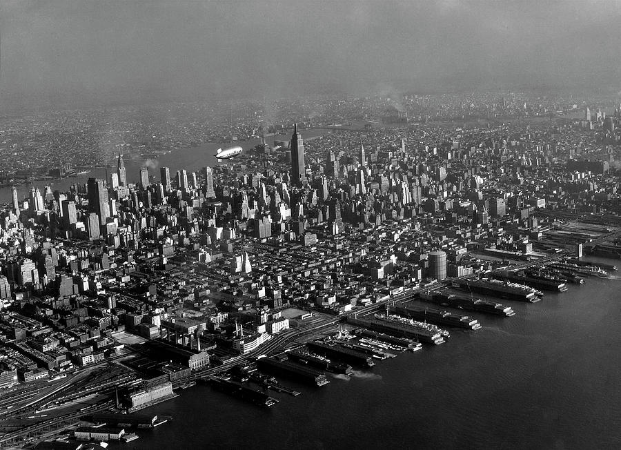 New York City Photograph - Manhattan by Margaret Bourke-white