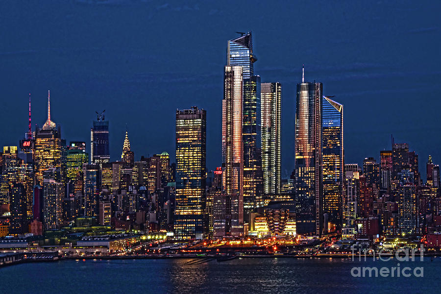 Manhattan Night Glow Photograph by Regina Geoghan