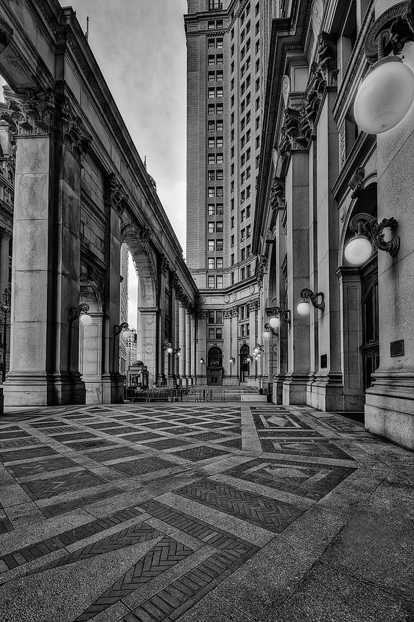 Manhattan NYC Municipal Building BW Photograph by Susan Candelario