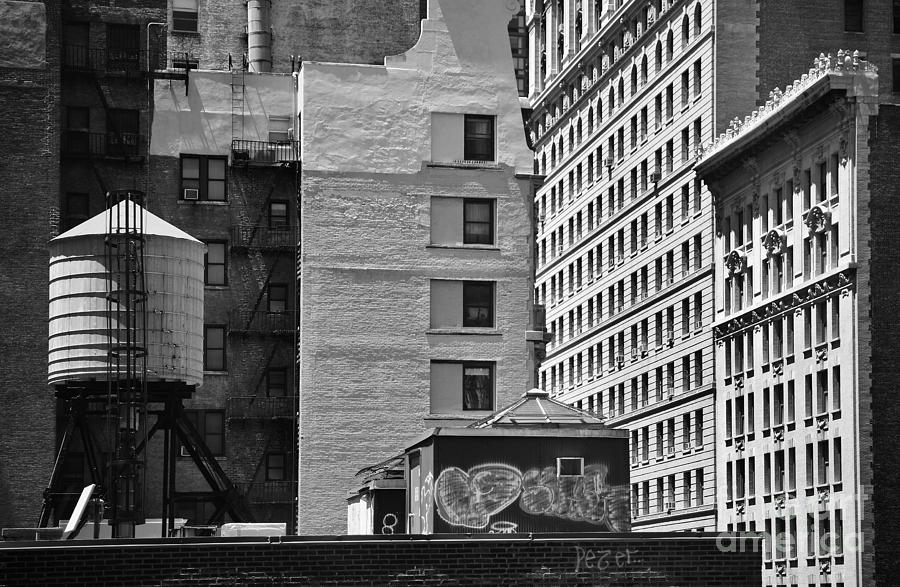 Manhattan Rooftops - No.3 Photograph by Steve Ember