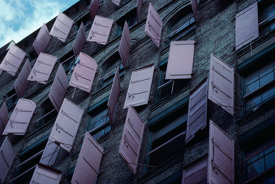 Manhattan Shutters Photograph by Alfred Gescheidt Manhattan Shutters Photograph by Alfred Gescheidt