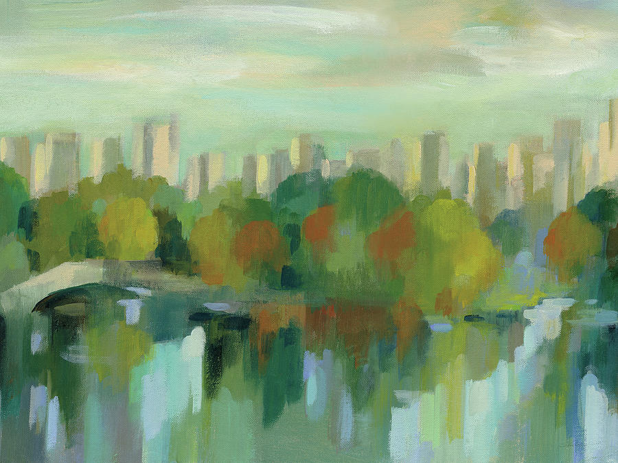 Abstract Painting - Manhattan Sketches Vii by Silvia Vassileva Abstract Painting - Manhattan Sketches Vii by Silvia Vassileva