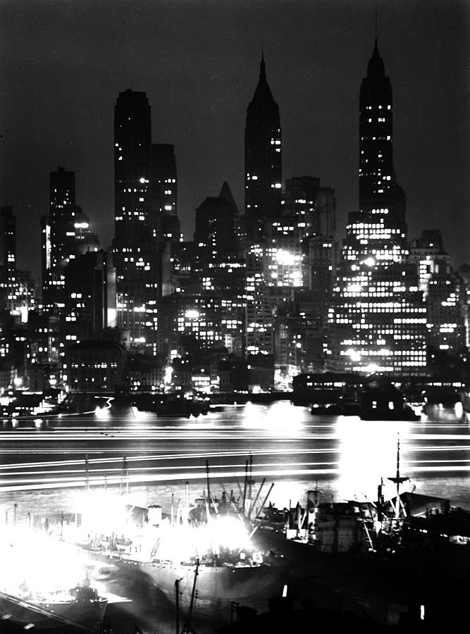 Manhattan Skyline Photograph by Andreas Feininger Manhattan Skyline Photograph by Andreas Feininger