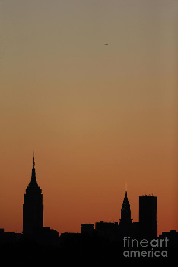 Manhattan Skyline Sunset, New York, Usa Photograph by Tim Clayton - Corbis