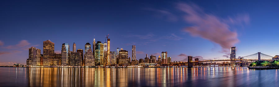 Manhattan Sunrise Photograph by David Downs