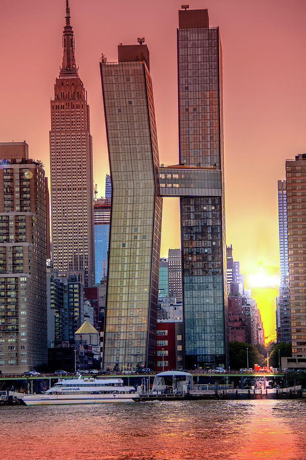 Manhattan Sunset II Photograph by Patrick Boening