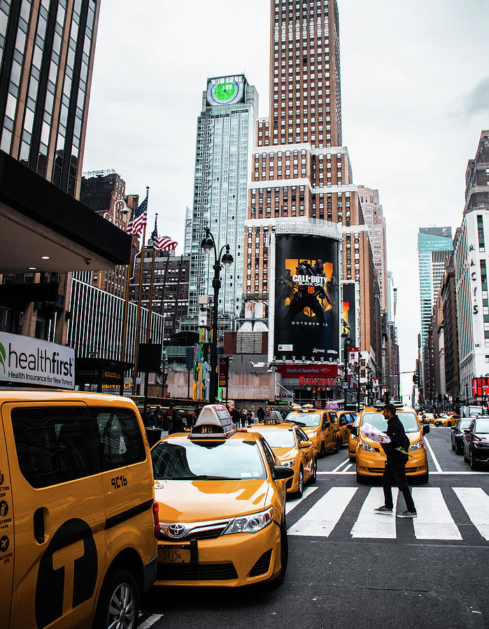 Manhattan Taxi Mania Photograph by Ihor Andruntsiv - Fine Art America