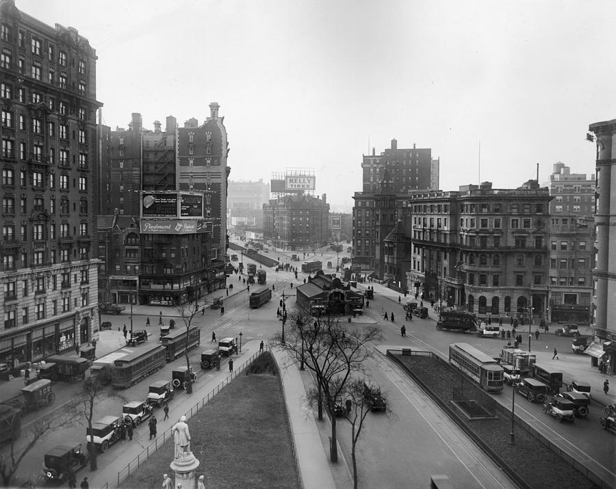 Manhattan Traffic Photograph by Edwin Levick