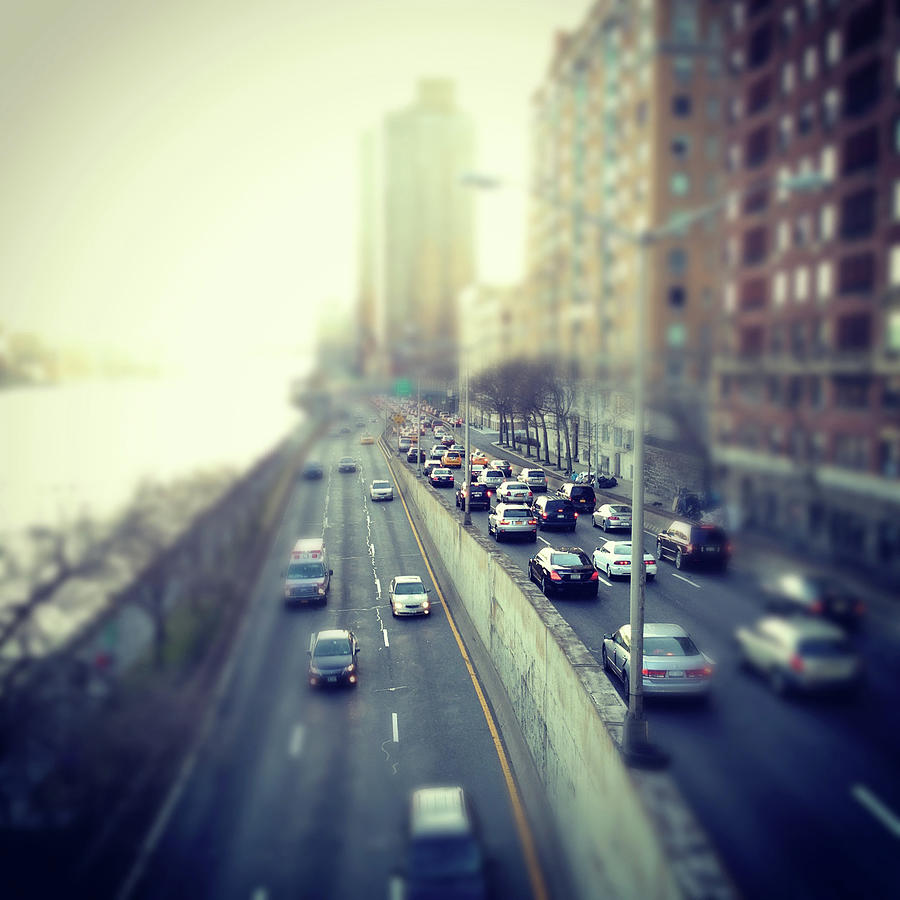 Manhattan Traffic Photograph by Nathan Blaney