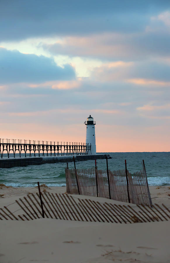 Manistee At Sunset Photograph