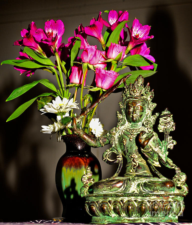Manjushri Photograph - Manjushri- Bodhisattva Of Wisdom by Lita Kelley Manjushri Photograph - Manjushri- Bodhisattva Of Wisdom by Lita Kelley