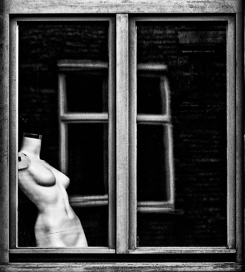 Architecture Photograph - Mannequin Window by Susanne Stoop