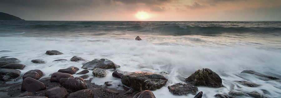 Mansands Beach At Dawn, South Devon Photograph by David Clapp