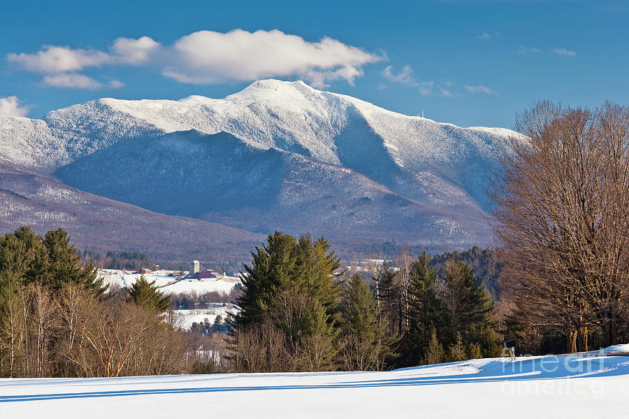 Mansfield Winter Landscape 2 Photograph By Alan L Graham   Fine Art America