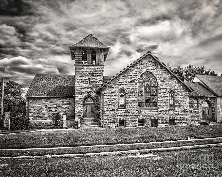 Mantua Church - mono by Nick Zelinsky Mantua Church - mono by Nick Zelinsky