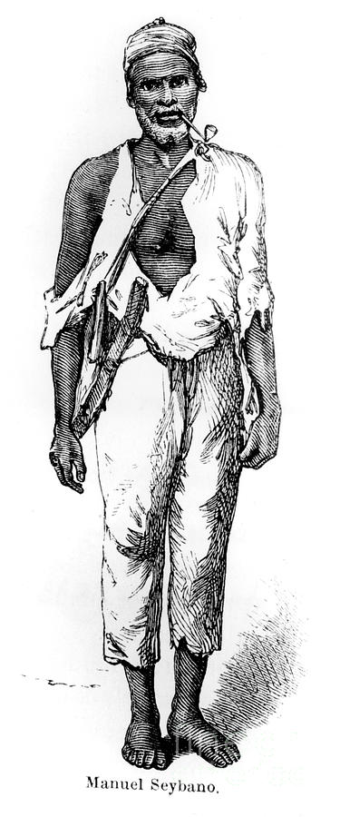 Manuel Seybano, Santo Domingo, 1873 Drawing by Print Collector
