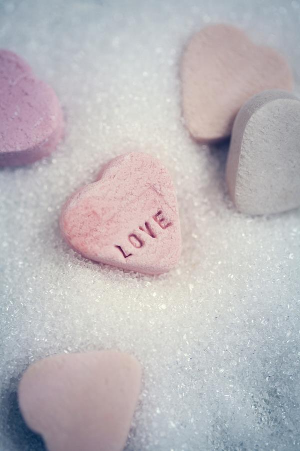 Many Assorted Love Icing Hearts Photograph by Eising Studio