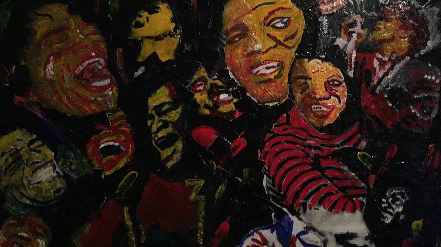 Many Faces of James Brown Mixed Media by Renee Norris - Pixels
