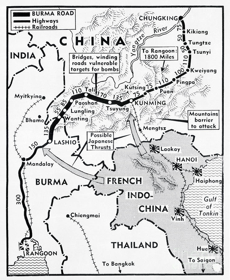 what was the significance of the burma road