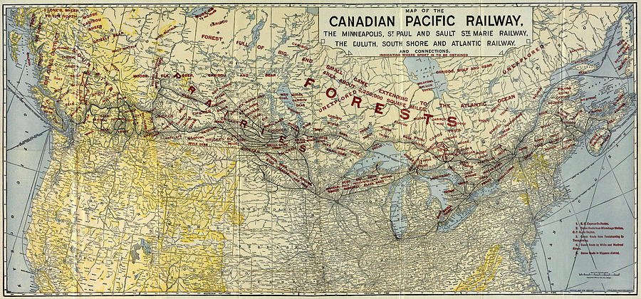 Map Of Canada 1893 Photograph by Andrew Fare