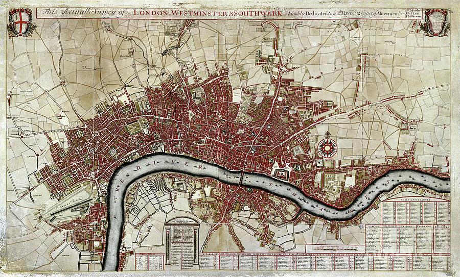 Map of London Photograph by Jon Neidert