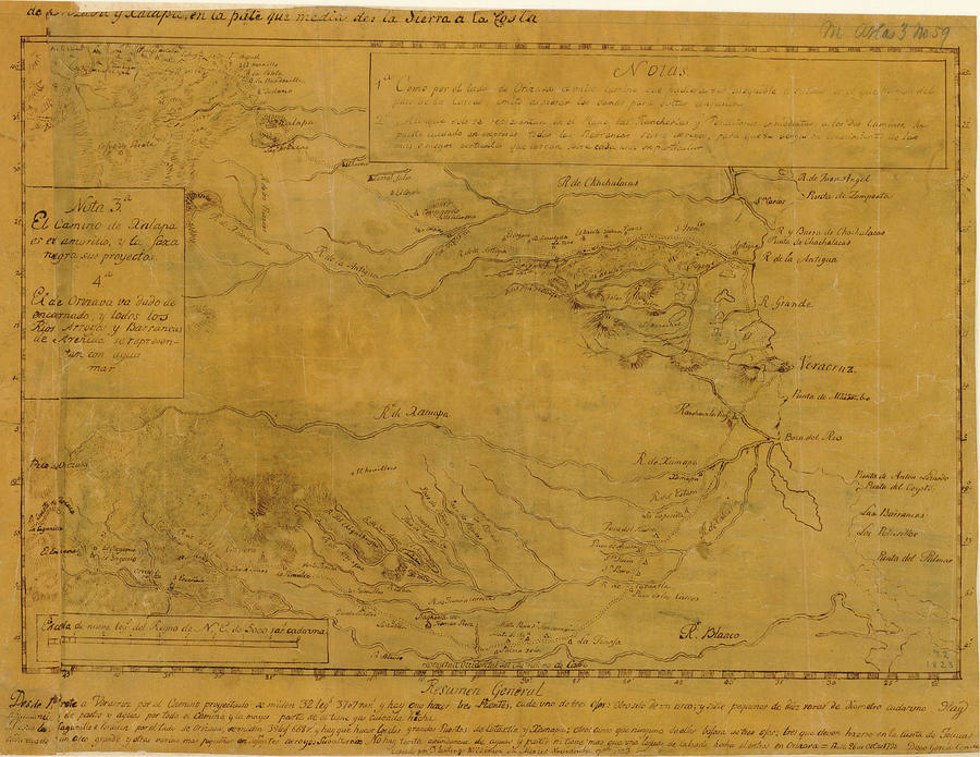 Map Of Mexico 1823 by Historic Map Works Llc