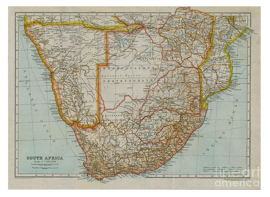 south eastern africa map
