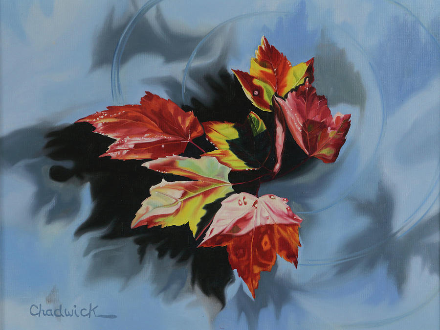 Maple Leaves Painting by Phil Chadwick