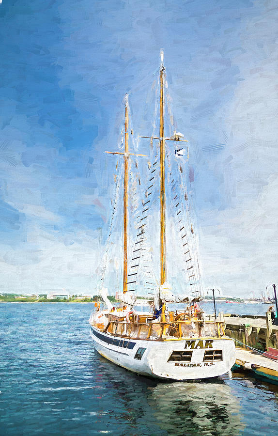 Mar Sailboat in Halifax Photograph by Darryl Brooks