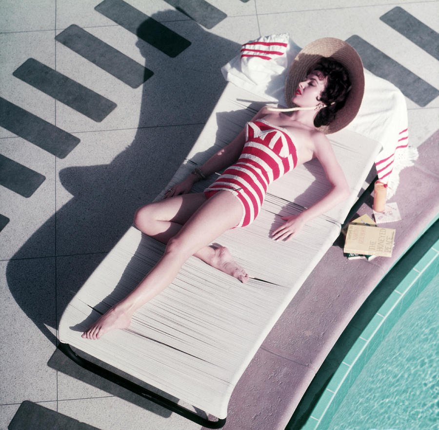 Mara Lane At The Sands Photograph by Slim Aarons