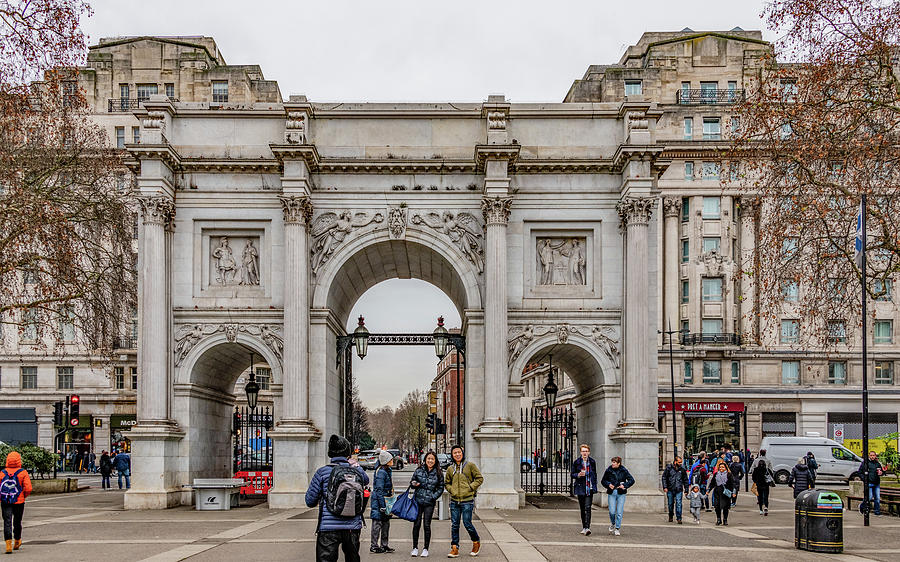 Marble Arch, Front View Photograph by Marcy Wielfaert