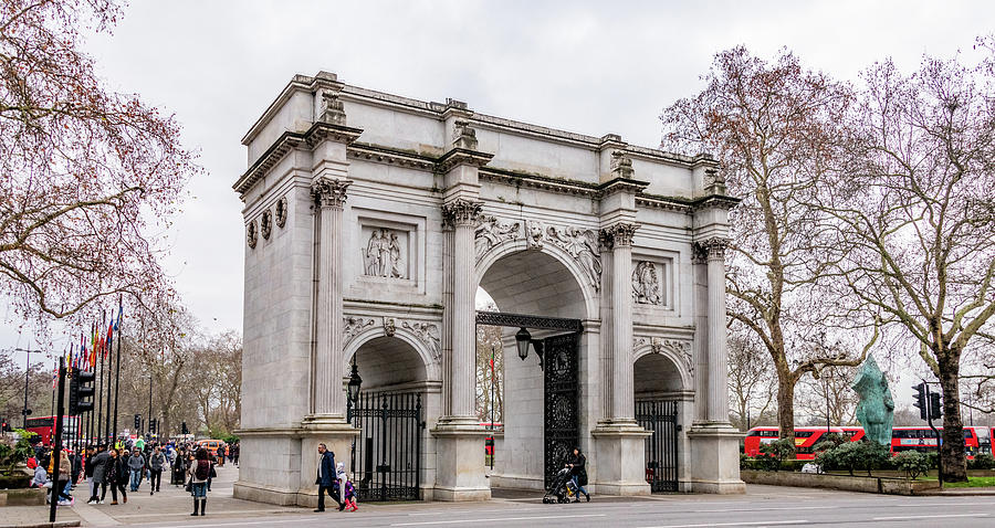 Marble Arch, London Photograph by Marcy Wielfaert