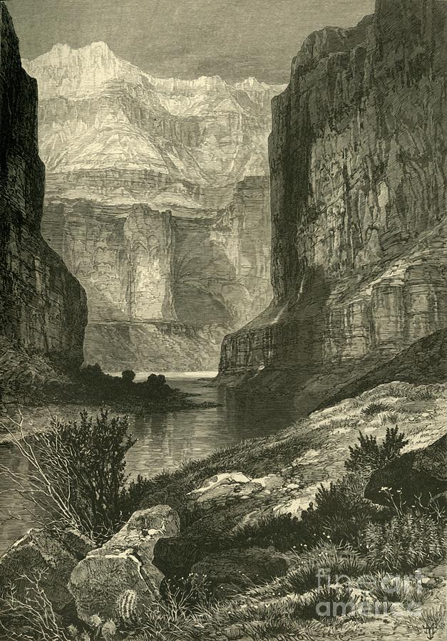 Marble Cañon Drawing by Print Collector