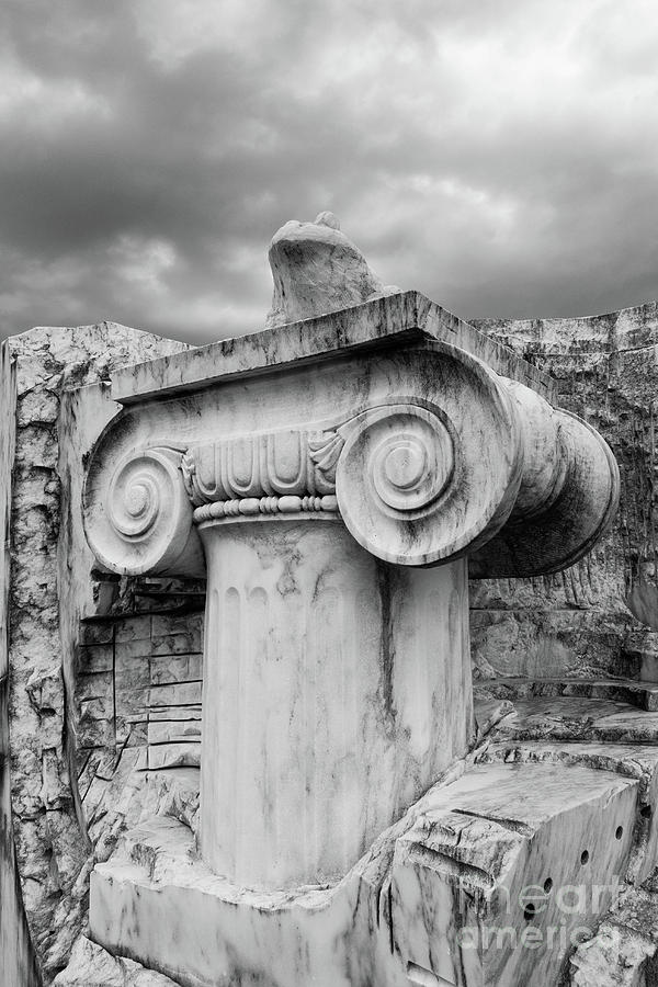 Marble Column Sculpture Photograph by Edward Fielding