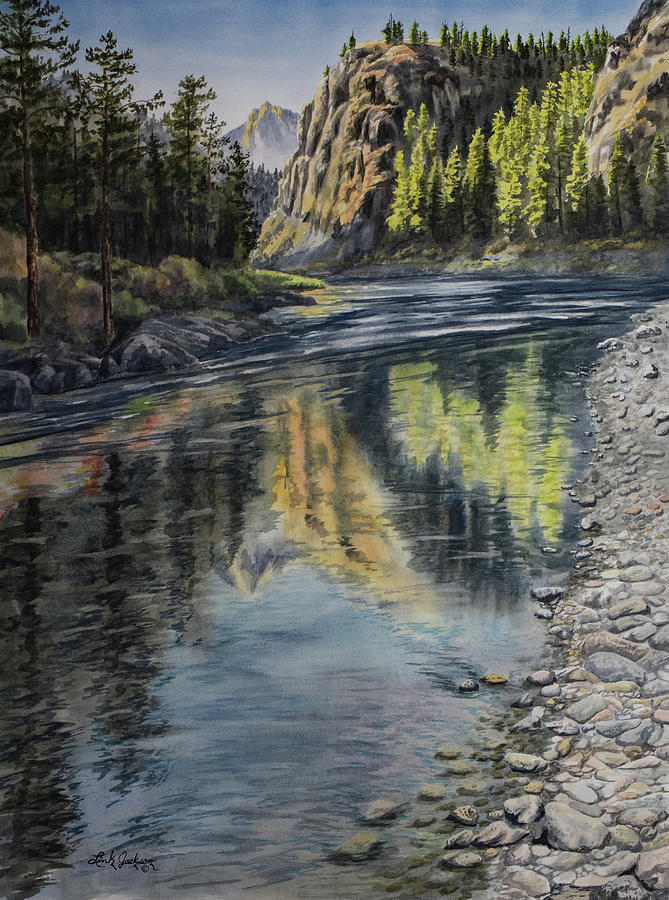 River Painting - Marble Right Morning by Link Jackson