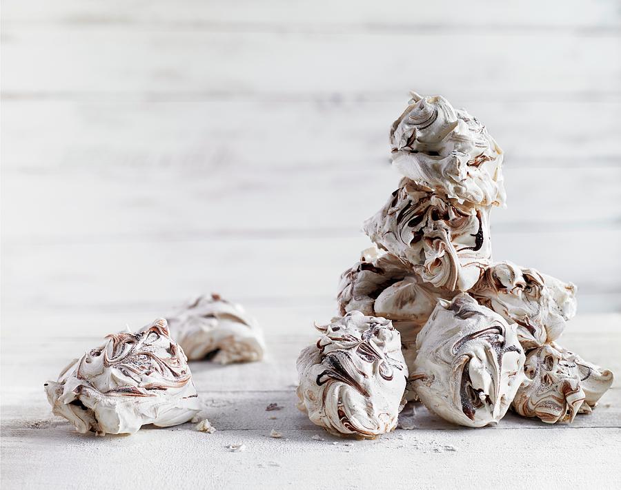 Marbled Meringues Photograph by Alex Luck