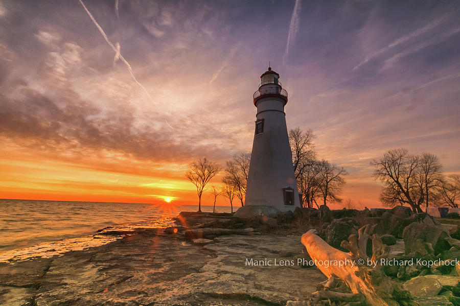 Marblehead Lighthouse Sunrise by Richard Kopchock Marblehead Lighthouse Sunrise by Richard Kopchock